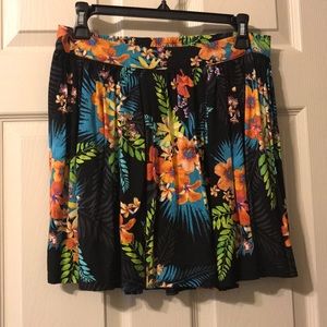 Tropical Flowy Skirt